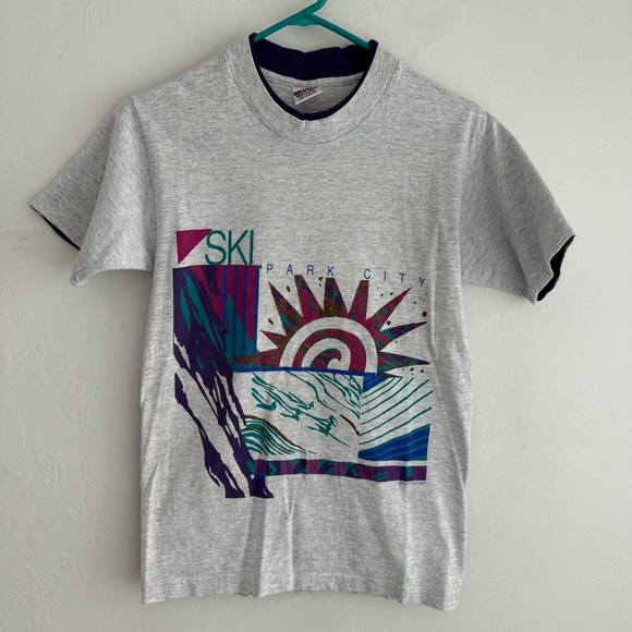 Vintage 90’s Ski Park City Tee - Picture 4 of 8